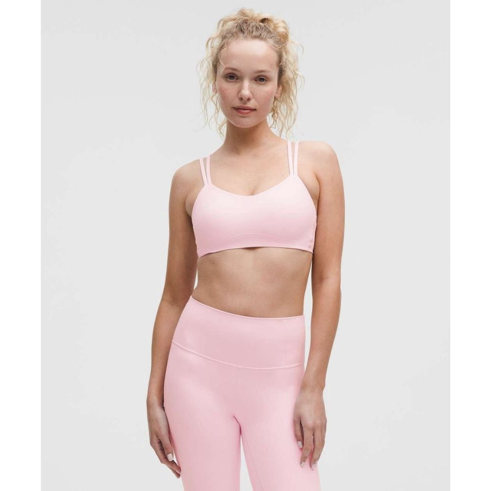 LIKE A CLOUD BRA *LIGHT SUPPORT, B/C CUP, Color: PINK ORGANZA, Size: 4