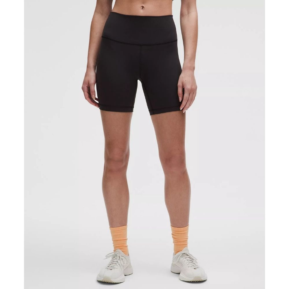 WUNDER TRAIN HIGH-RISE SHORT 6&quot;, Color: BLACK, Size: 10