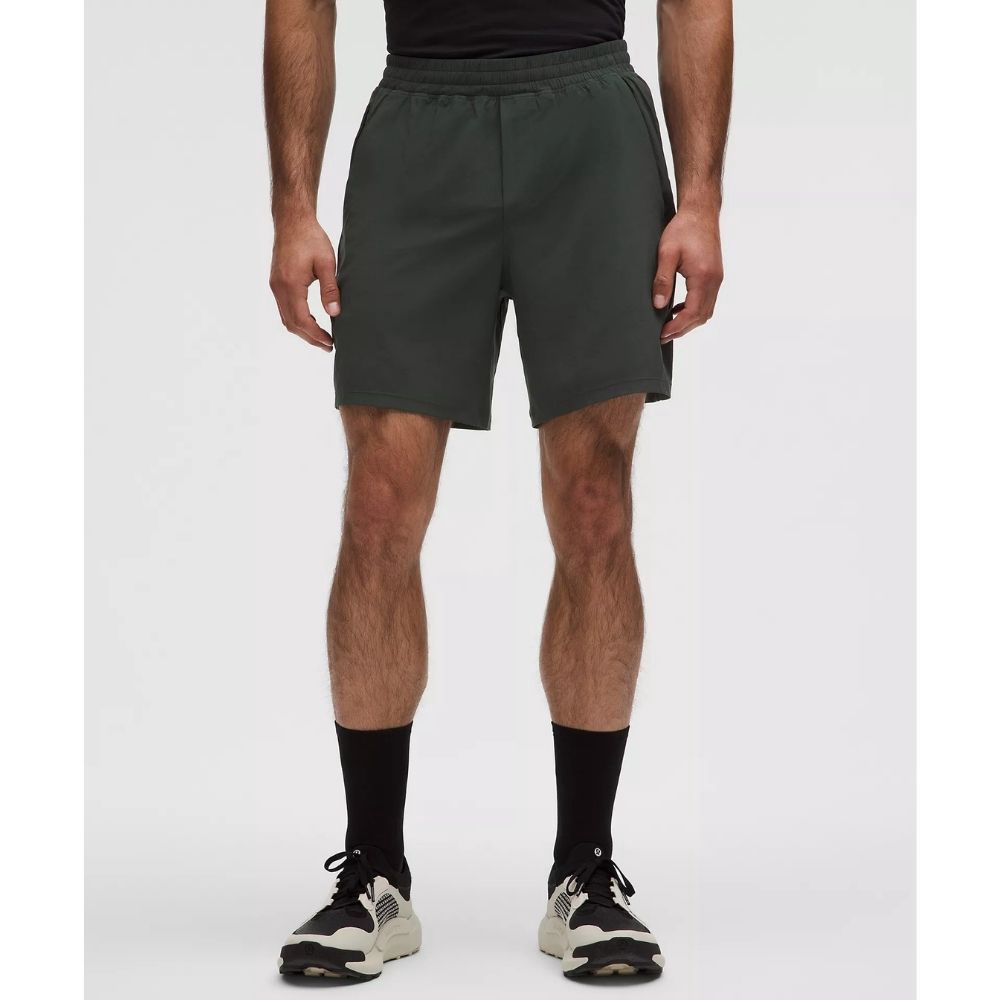 PACE BREAKER LINED SHORT 7&quot;, Color: RAINFOREST GREEN, Size: XS