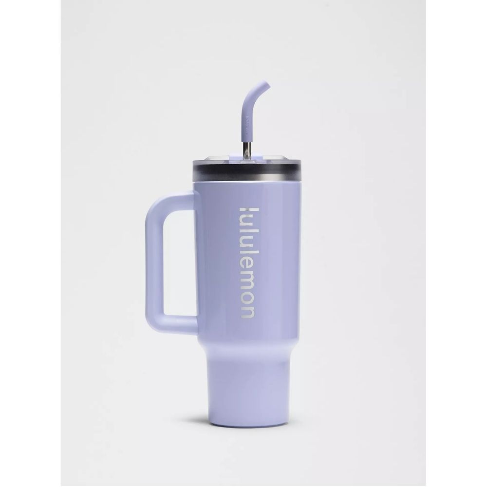 INSULATED TUMBLER, Color: LAVENDER FROST/SILVER, Size: 40OZ
