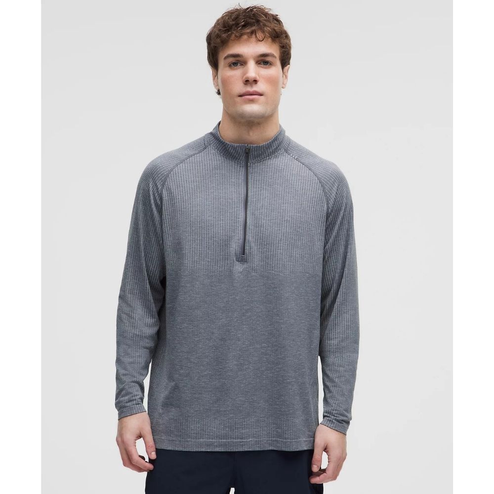 METAL VENT TECH HALF ZIP, Color: VAPOR/SOLAR GREY, Size: S