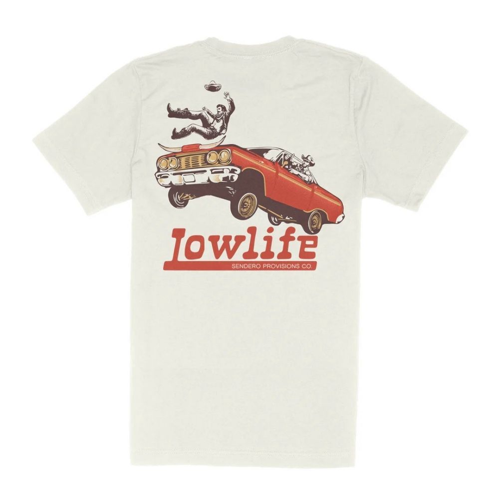 LOWLIFE T-SHIRT, Color: VINTAGE WHITE, Size: M
