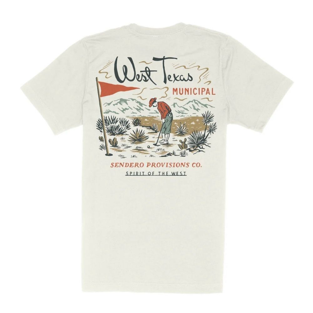 WEST TEXAS MUNICIPAL T- SHIRT, Color: VINTAGE/WHITE, Size: M