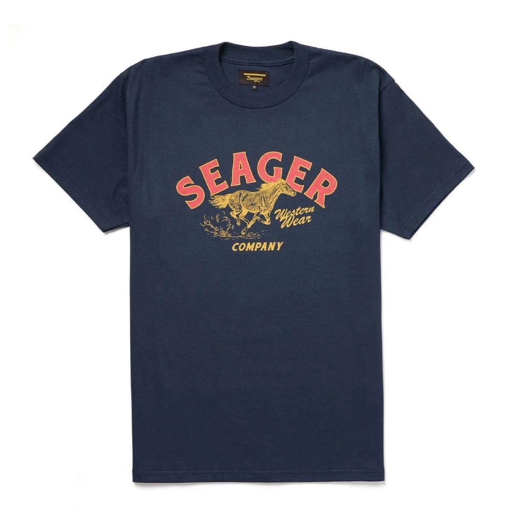 HERITAGE TEE, Color: NAVY, Size: MEDIUM