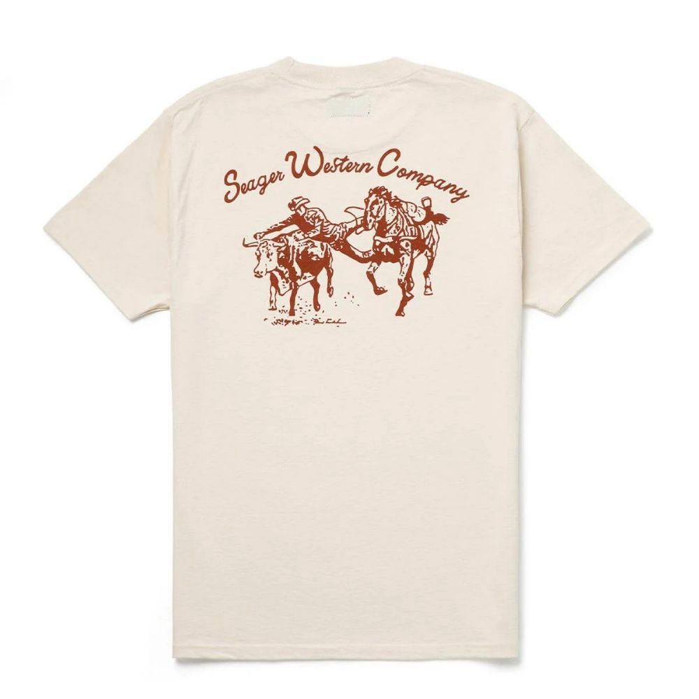Seager Los Rios Tee, Color: VINTAGE WHITE, Size: S