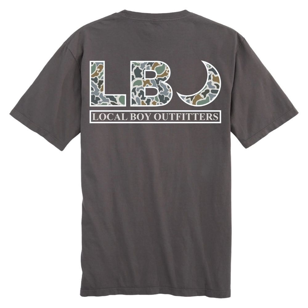 LBO BLUFF SHORTSLEEVE TEE, Color: THUNDERHEAD GRAY, Size: MEDIUM
