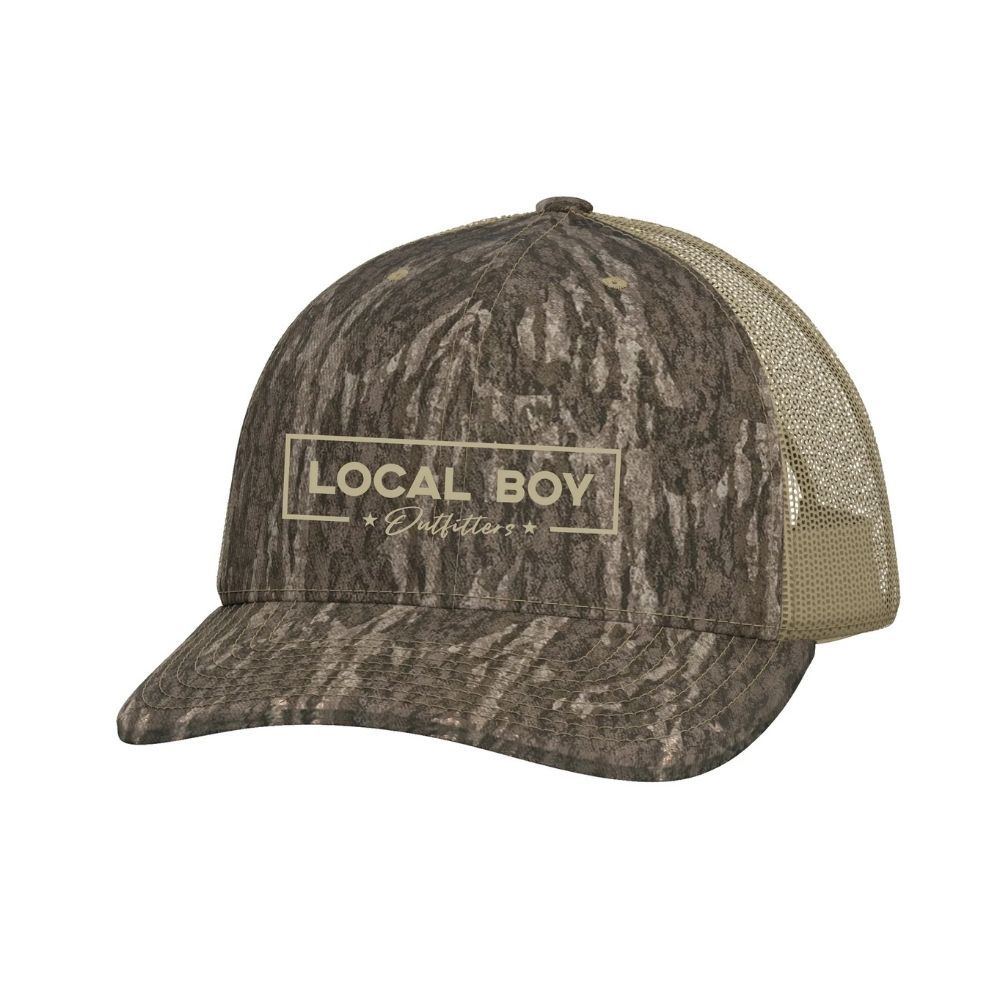 BROADWAY TRUCKER HAT, Color: BOTTOMLAND