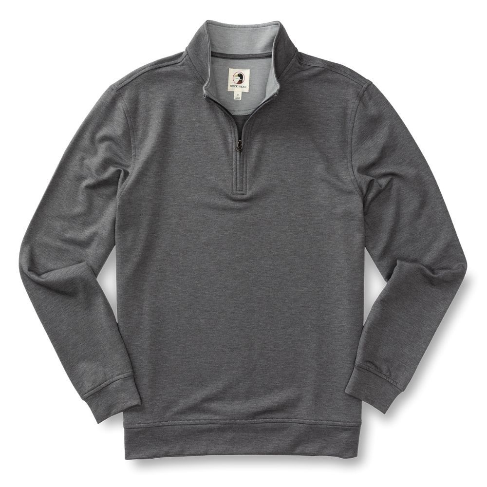 DUNMORE PERFORMANCE 1/4 ZIP PULLOVER, Color: MAGNET GRAY, Size: XXLARGE