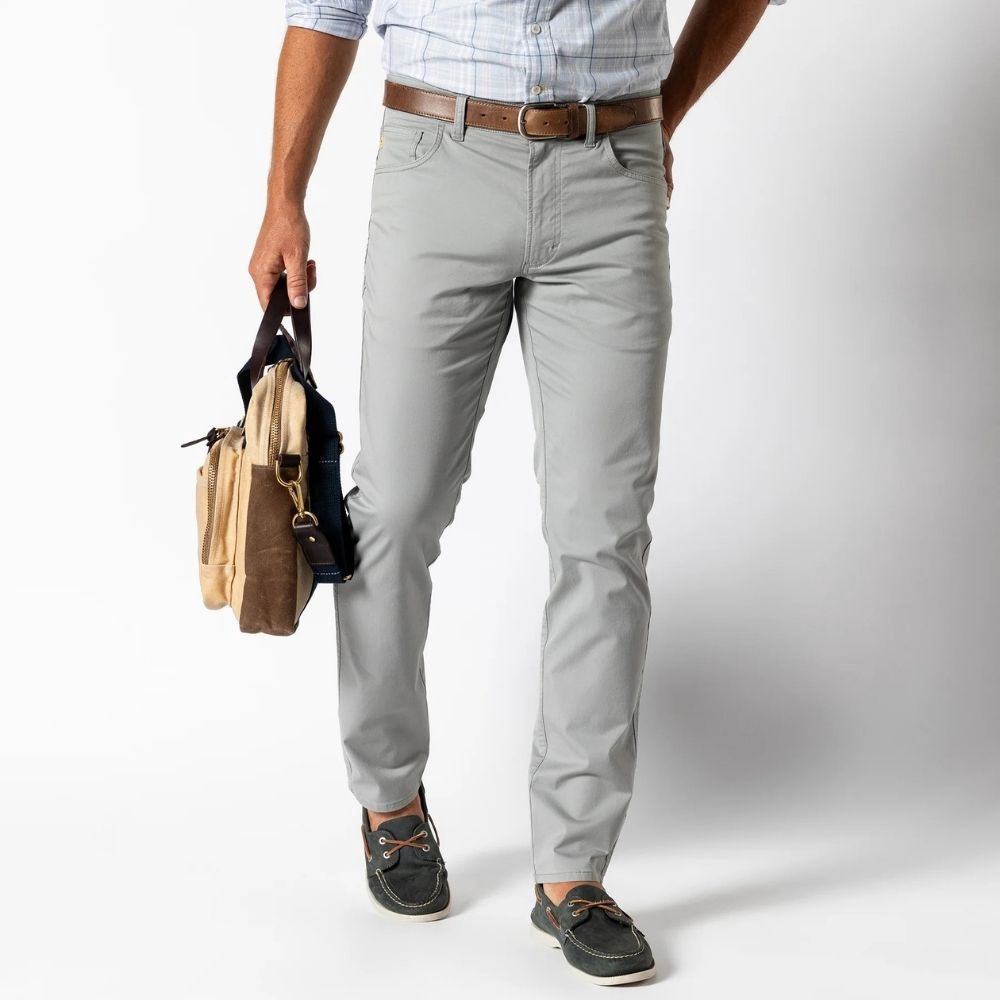 SHORELINE FIVE-POCKET PANT, Color: LIMESTONE GRAY, Color Code: 031, Size: 30X30