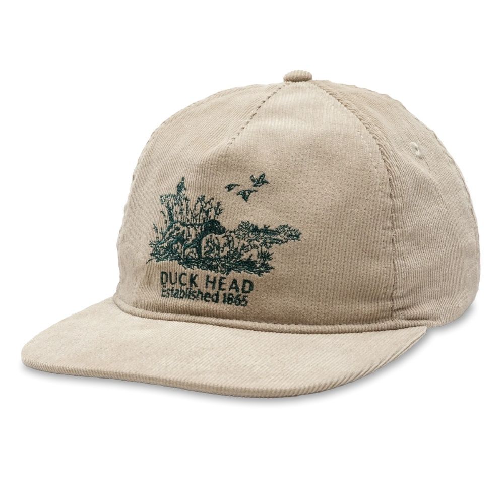 CORDUROY UNSTRUCTURED 5-PANEL HAT, Color: STONE