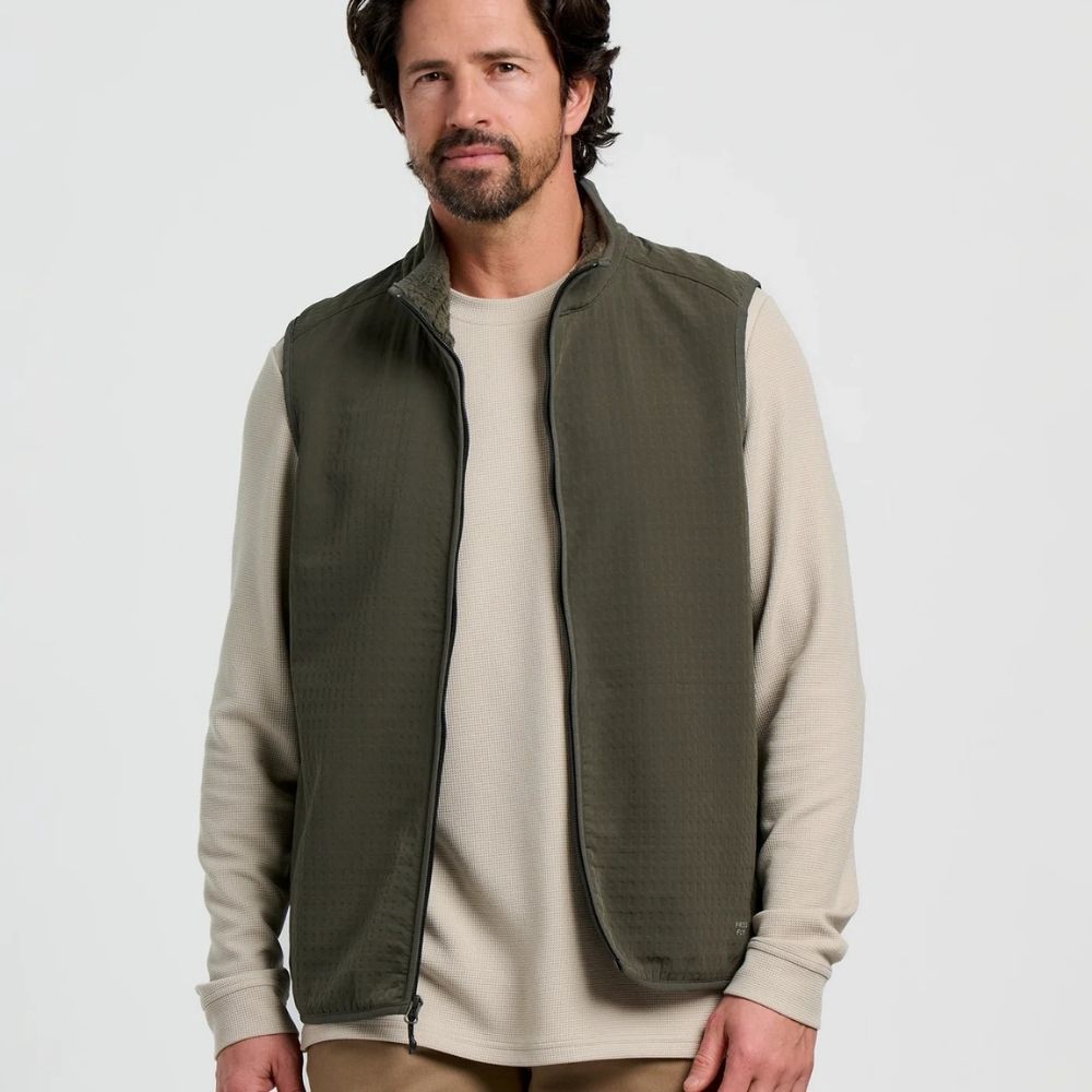 M GRIDBACK FLEECE VEST, Color: DARK FOREST, Size: XXLARGE, Style: MGBFLV