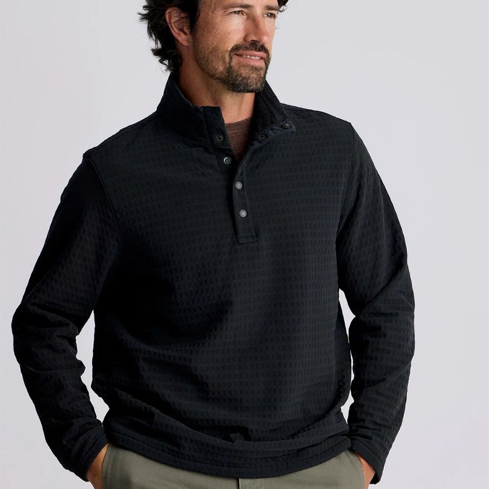 M GRIDBACK FLEECE PULLOVER