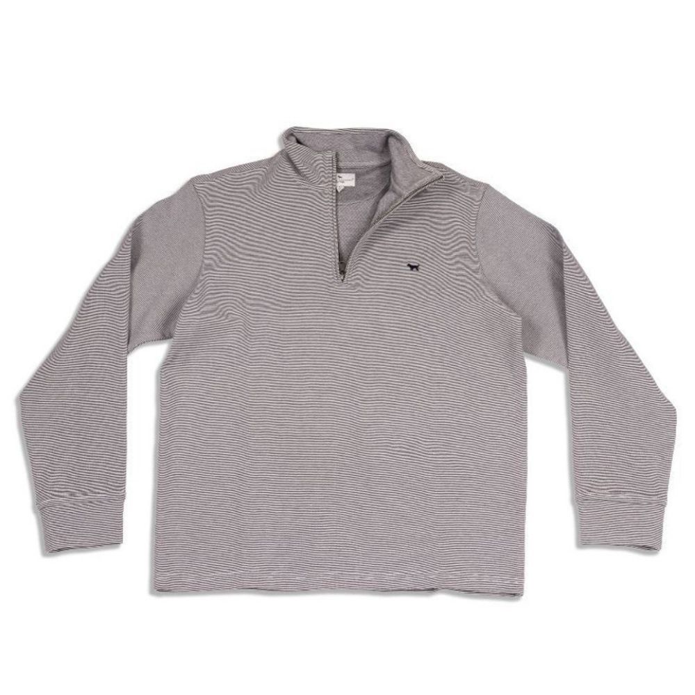 M QUARTER ZIP, Color: GRAY, Size: SMALL