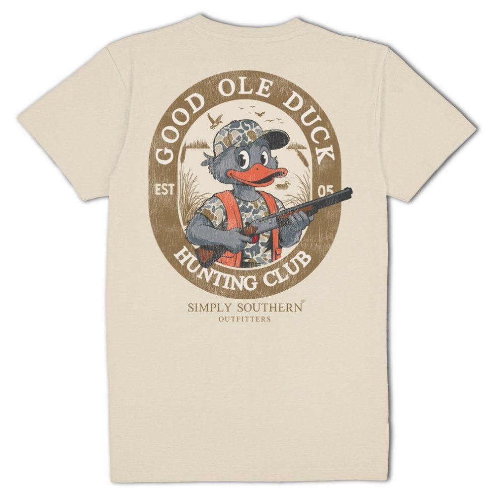 SHORTSLEEVE OLE DUCK TSHIRT, Color: WISP, Size: SMALL
