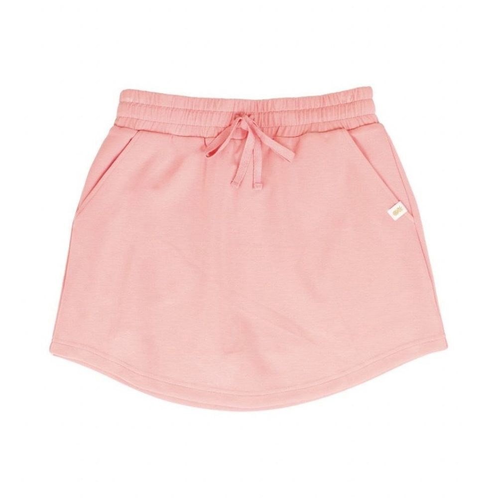 W MODAL KNIT ATHLETIC SKORT, Color: CORAL, Size: XXLARGE