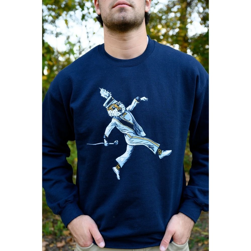 AUBIE DRUM MAJOR SWEATSHIRT, Color: NAVY, Size: MEDIUM