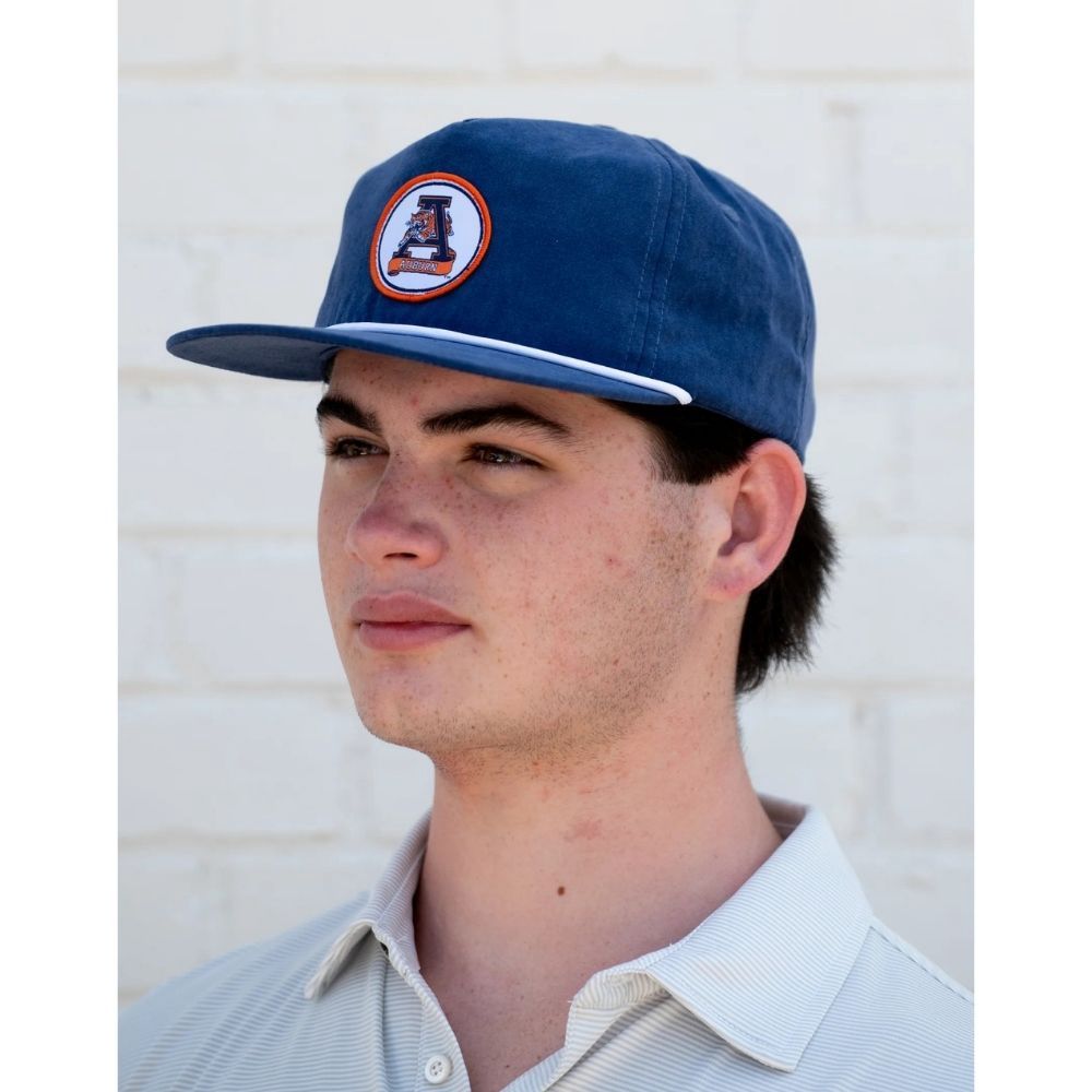 OLD SCHOOL AUBURN COACH HAT, Color: NAVY