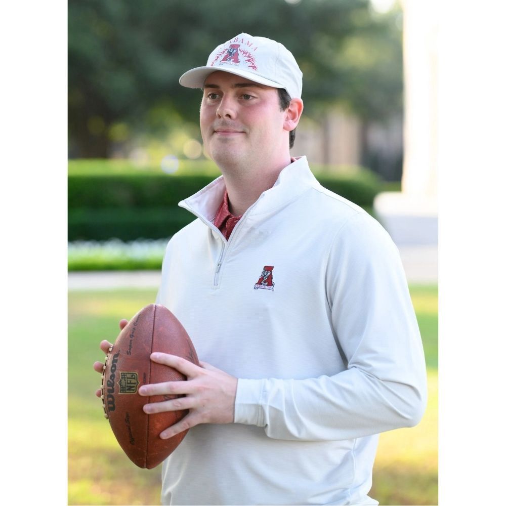 VINTAGE A STRIPE PULLOVER, Color: LIGHT GREY, Size: MEDIUM