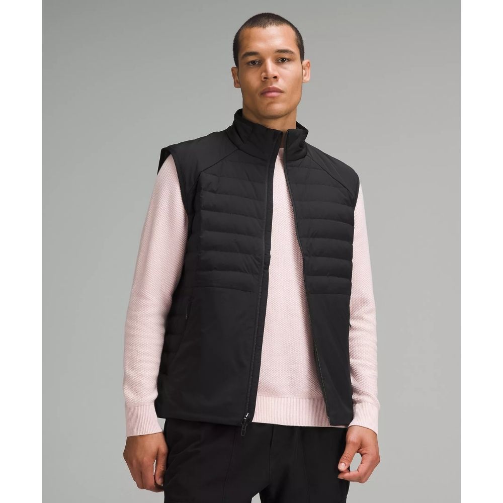 DOWN FOR IT ALL VEST, Color: BLACK, Size: XLARGE