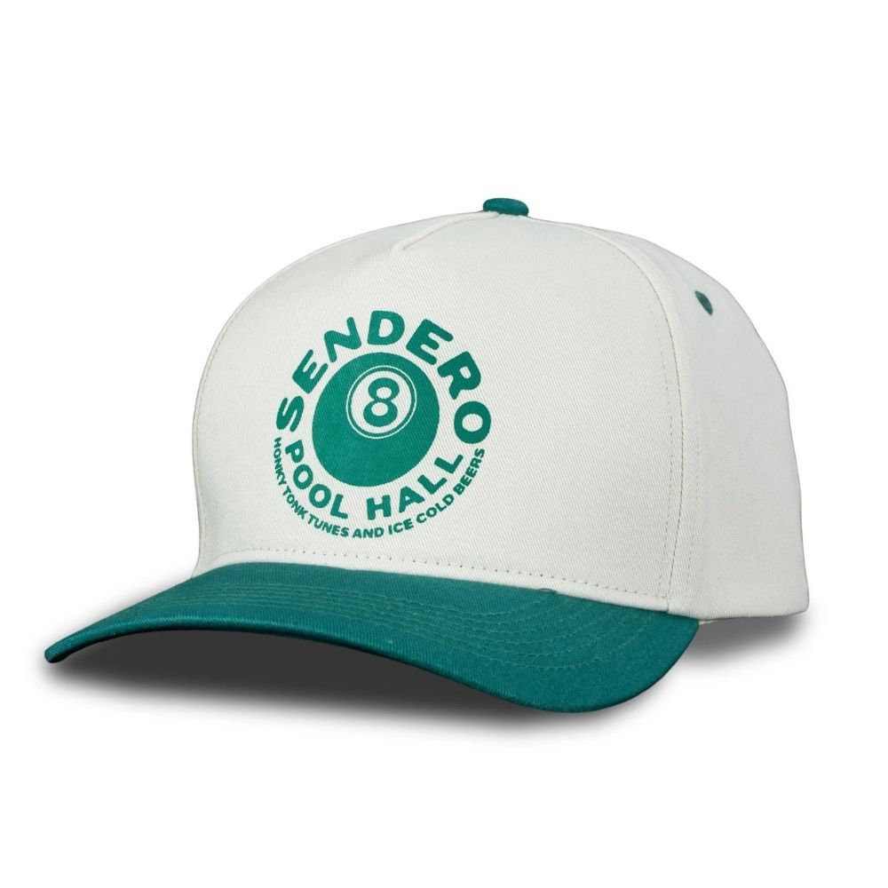 EIGHTBALL HAT, Color: WHITE