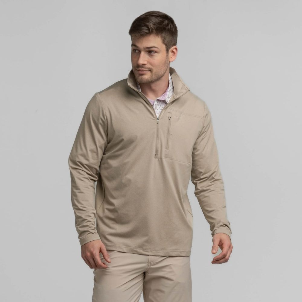 M CART CLUB PERFORMANCE PULLOVER, Color: MOJAVE, Size: SMALL