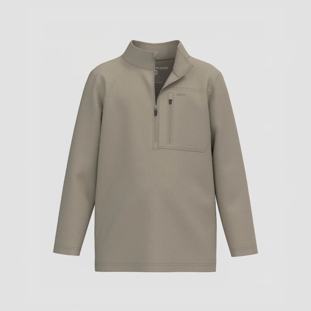 Y BOYS CART CLUB PERFORMANCE PULLOVER, Color: MOJAVE, Size: Y XLARGE