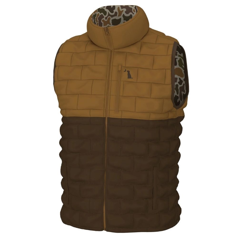 DUCK DOWN VEST, Color: LOCALFLAGE VINTAGE, Size: SMALL