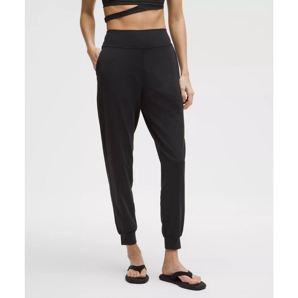 LULULEMON ALIGN HIGH-RISE JOGGER REGULAR, Color: BLACK, Size: 2, Style: LW5HGFR