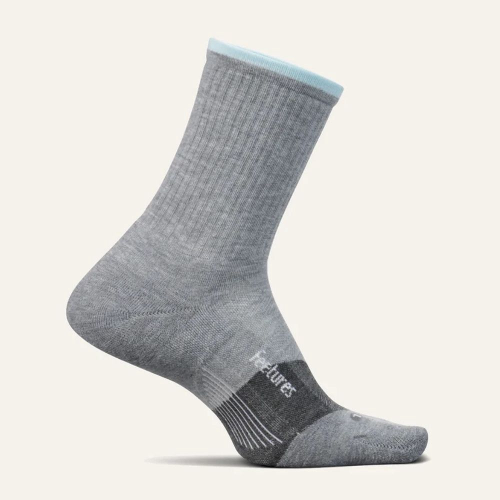 Trail Mini Crew Max Cushion, Color: Light Gray, Color Code: 649, Size: S