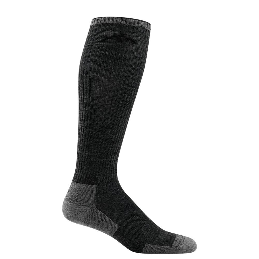 DARN TOUGH OVER THE CALF LIGHT WEIGHT WITH CUSHION, Color: CHARCOAL, Size: MEDIUM