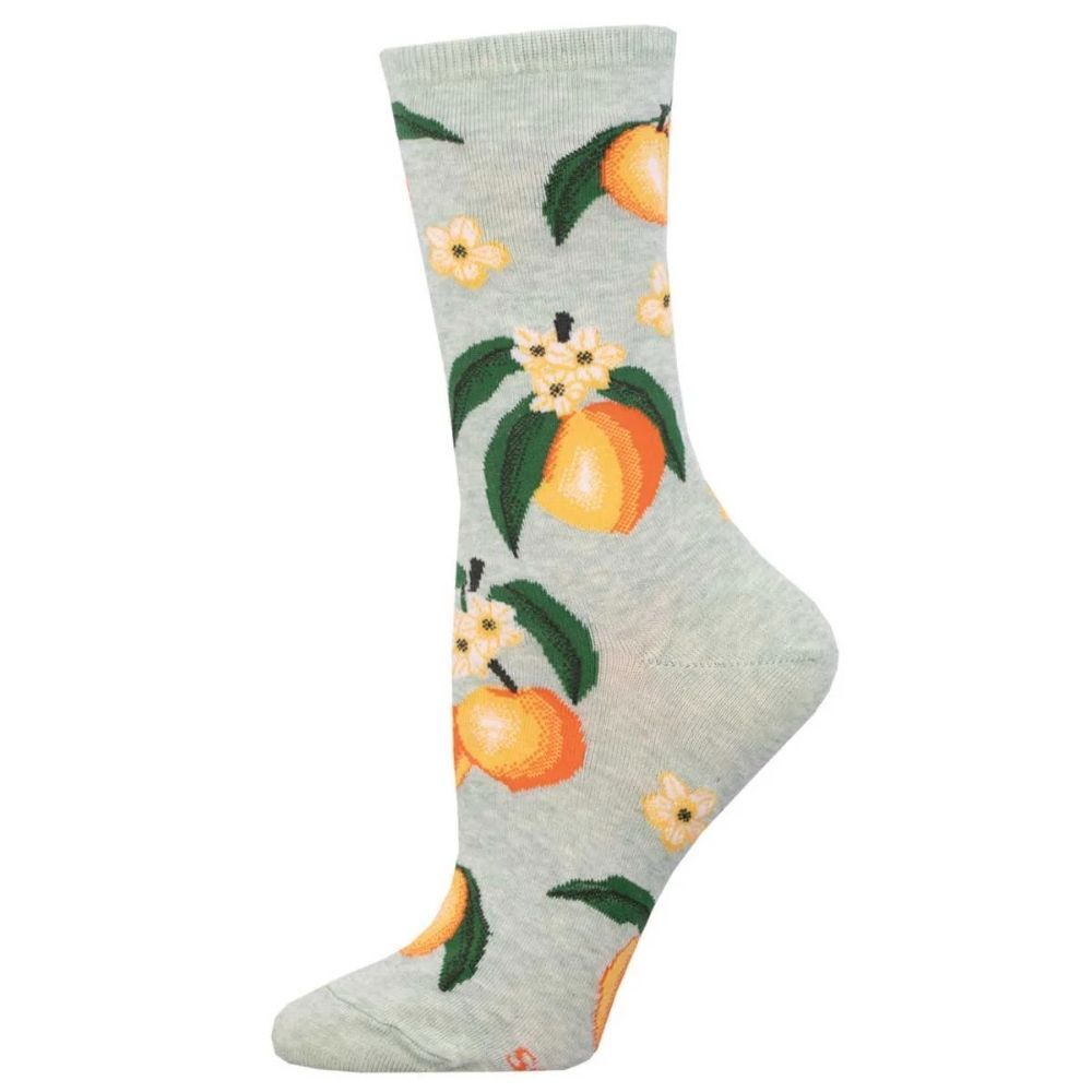 Sweet Peach Socks, Color: Mint Heather, Size: 9-11