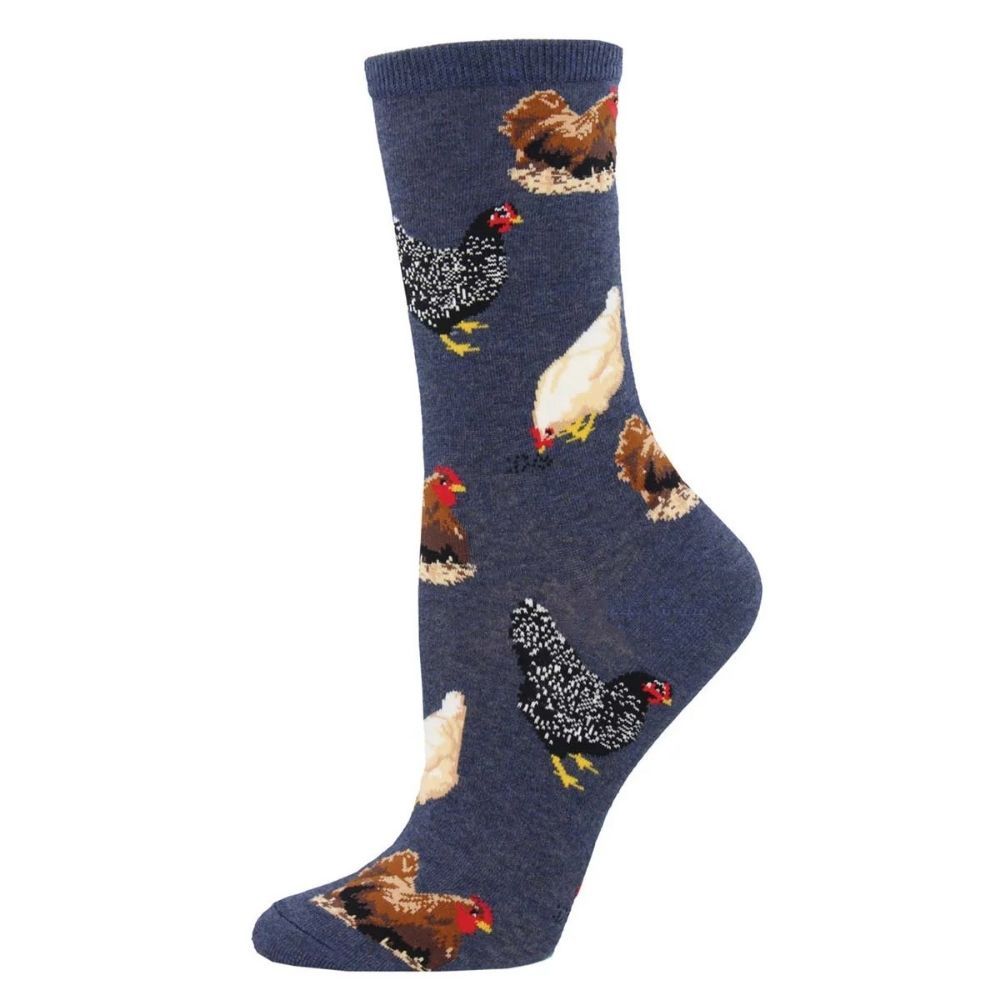 CREW SOCK HEN HOUSE, Color: DENIM, Size: OS
