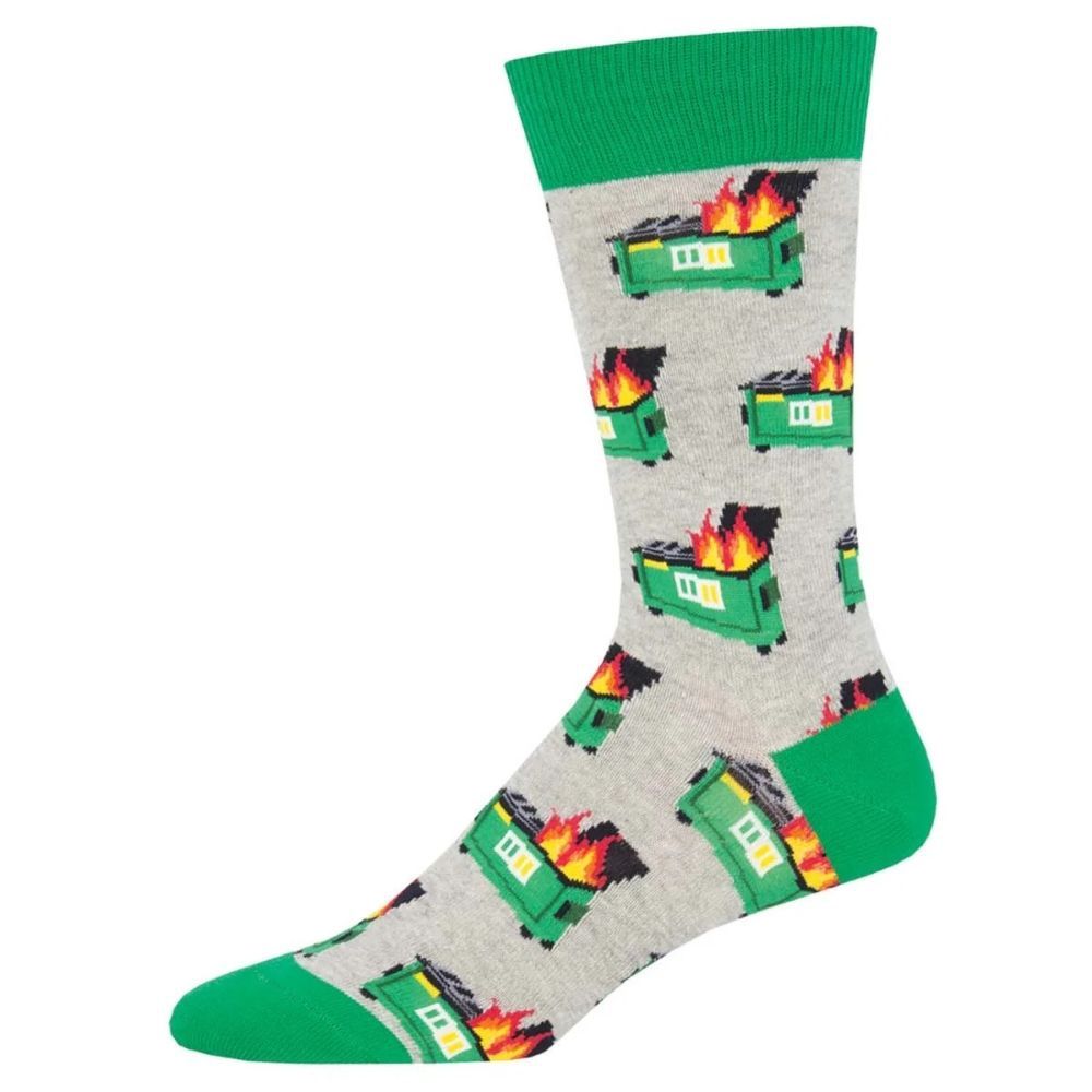 M Dumpster Fire Socks