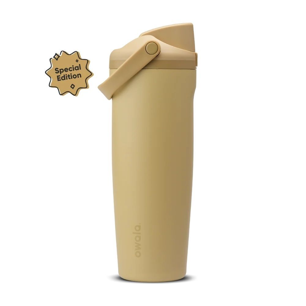 OWALA FREESIP SWAY 30OZ BUCKET CARRY INSULATED WATER BOTTLE, Color: AUTUMN VISTA, Size: 30OZ