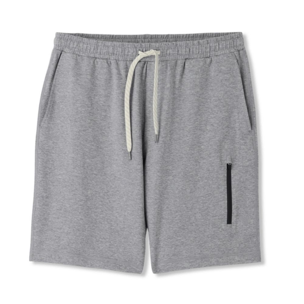 SUNDAY PERFORMANCE SHORT 8&quot;, Color: GREY HEATHER, Size: SMALL, Style: V3018