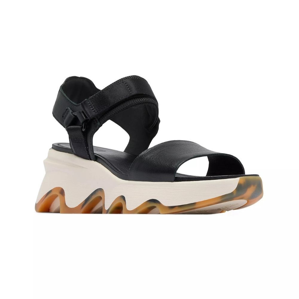 KINETIC IMPACT Y-STRAP HIGH SANDAL, Color: BLACK, Size: 9.5