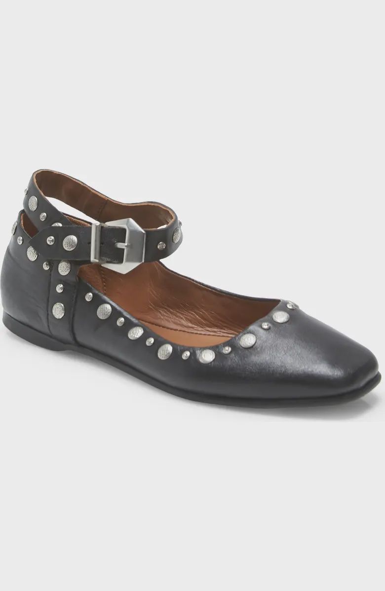 MYSTIC MARY JANE FLAT, Color: BLACK, Size: 36