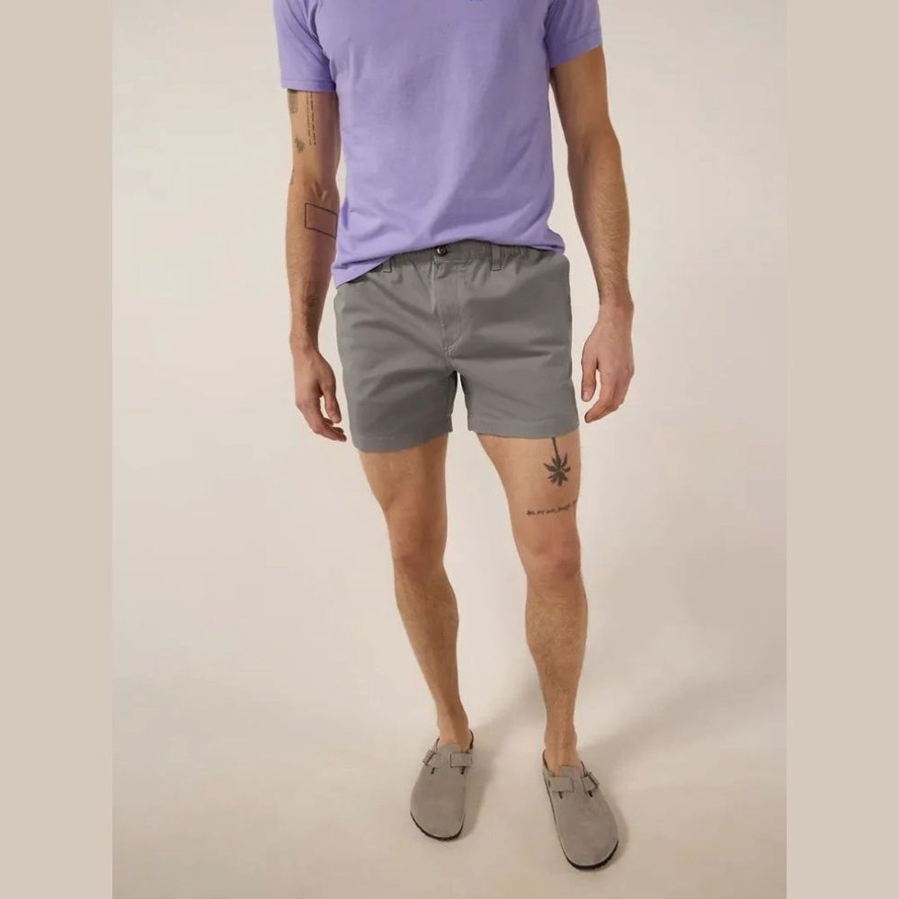 M THE ORIGINAL STRETCH SHORT 5.5", Color: THE SILVER LININGS | GREY, Size: XXL