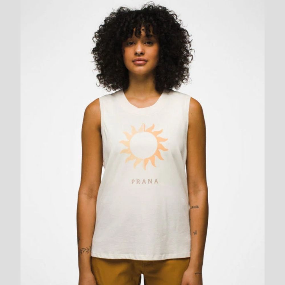 W EVERYDAY GRAPHIC TANK, Color: CANVAS SUN CITY, Size: XL