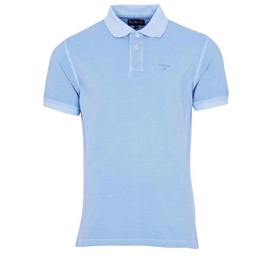 BARBOUR WASHED SPORTS POLO, Color: SKY, Size: XL