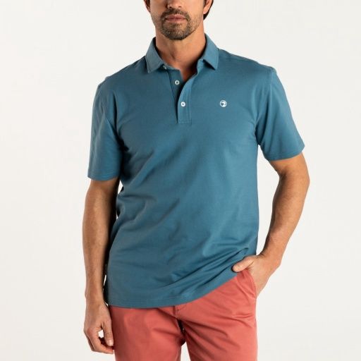 SHORTSLEEVE CLASSIC PERFORMANCE PIQUE POLO, Color: AEGEAN BLUE (460), Size: XL