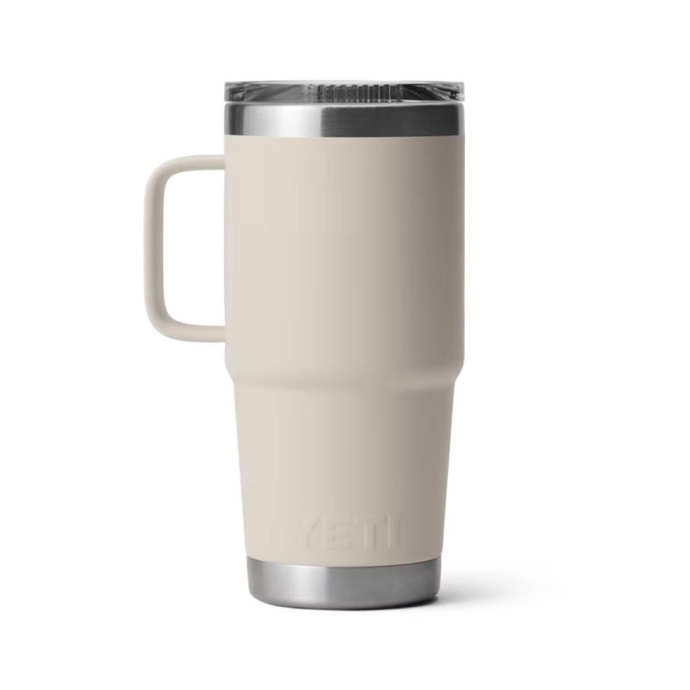 RAMBLER 20OZ TRAVEL MUG - STRONGHOLD LID, Color: CAPE TAUPE