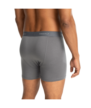 M ELEVATE BOXER BRIEFS, Color: SMOKE, Size: XXLARGE