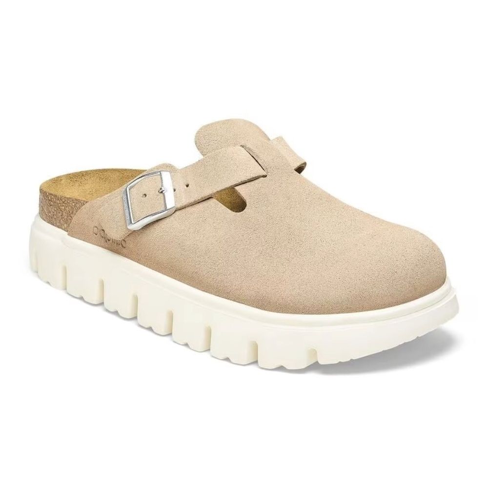 BOSTON CHUNKY - SUEDE LEATHER, Color: WARMSAND, Size: 36, Width: NARROW