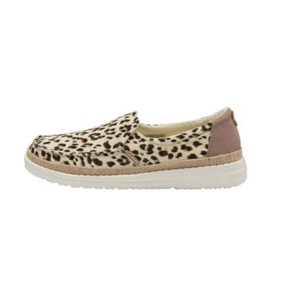 W LENA LEOPARD, Color: ANGORA, Size: W10