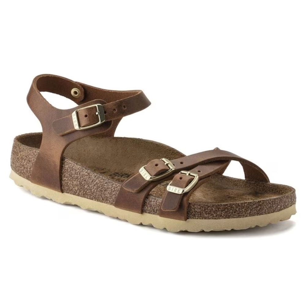 W KUMBA SANDAL, Color: COGNAC, Size: EU42, Width: REGULAR FIT