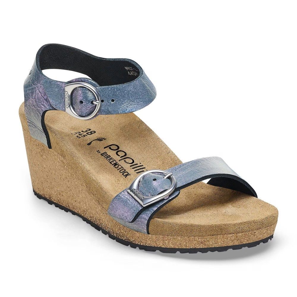 SOLEY - NUBUCK LEATHER, Color: METALLIC BLACK, Size: EU41