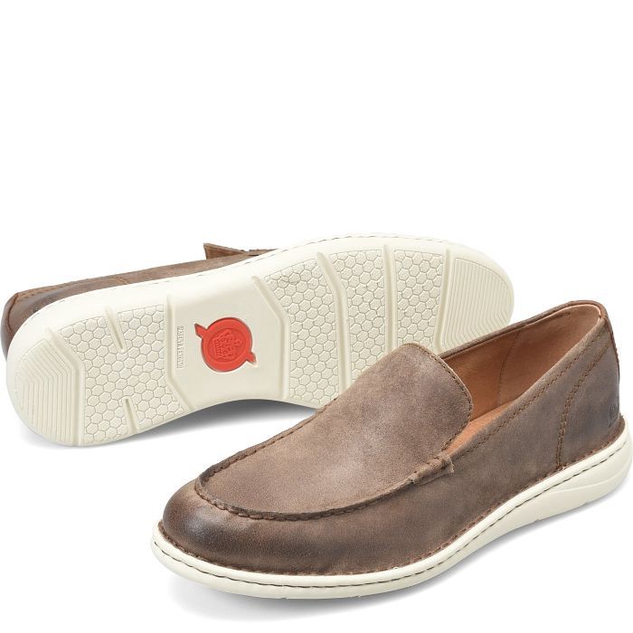 M THATON, Color: Taupe Brown Combo, Size: M9.5