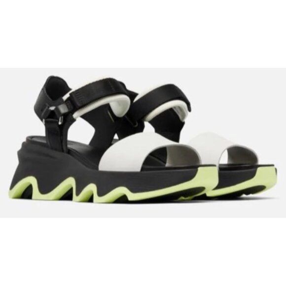 KINETIC IMPACT Y-STRAP HIGH SANDAL, Color: BLACK, JET, Size: 9.5