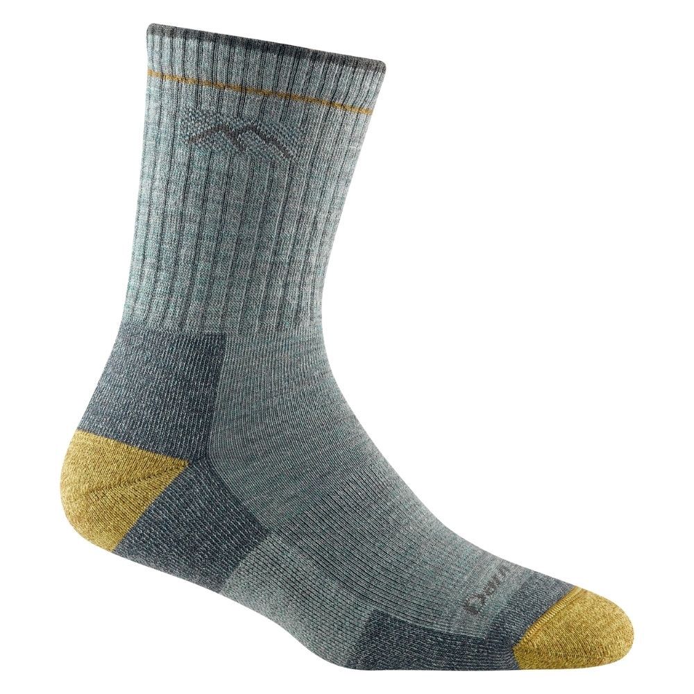 W MERINO WOOL HIKE/TREK MICRO CREW SOCKS, Color: SAGE, Size: S